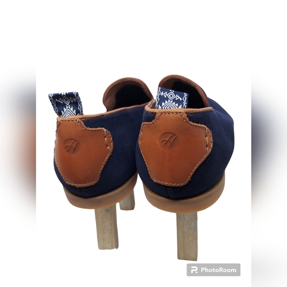 H By Hudson Parker Navy Suede Loafers Men's Size 43 (U.S. 10) - Picture 6 of 12